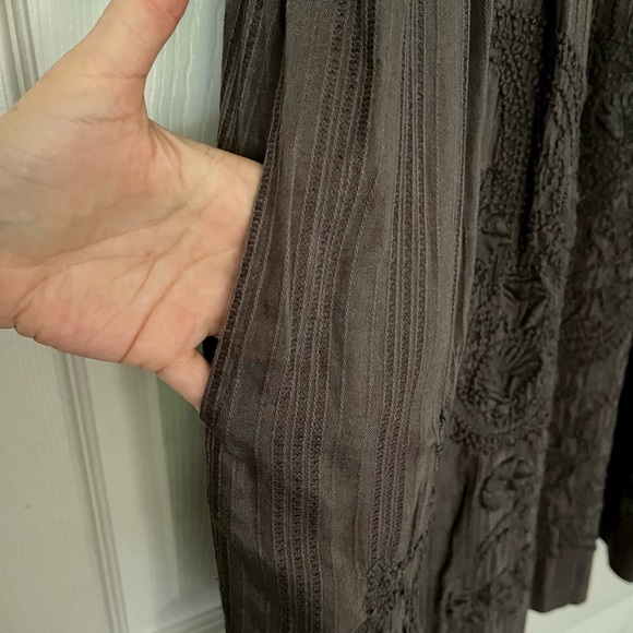 MNG Suit Dark Grey Embroidered Dress - Picture 4 of 7